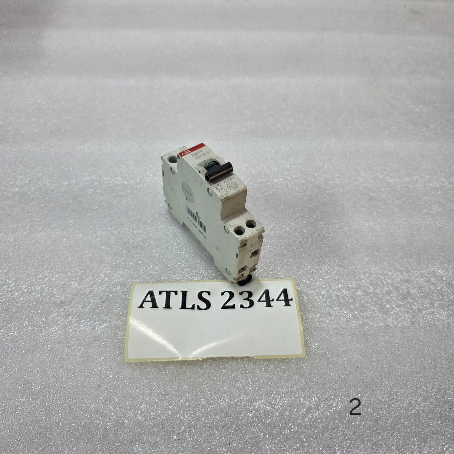 ABB S951N C6 MCB 6A SINGLE POLE + NEUTRAL MINIATURE CIRCUIT BREAKER 230V 6KA