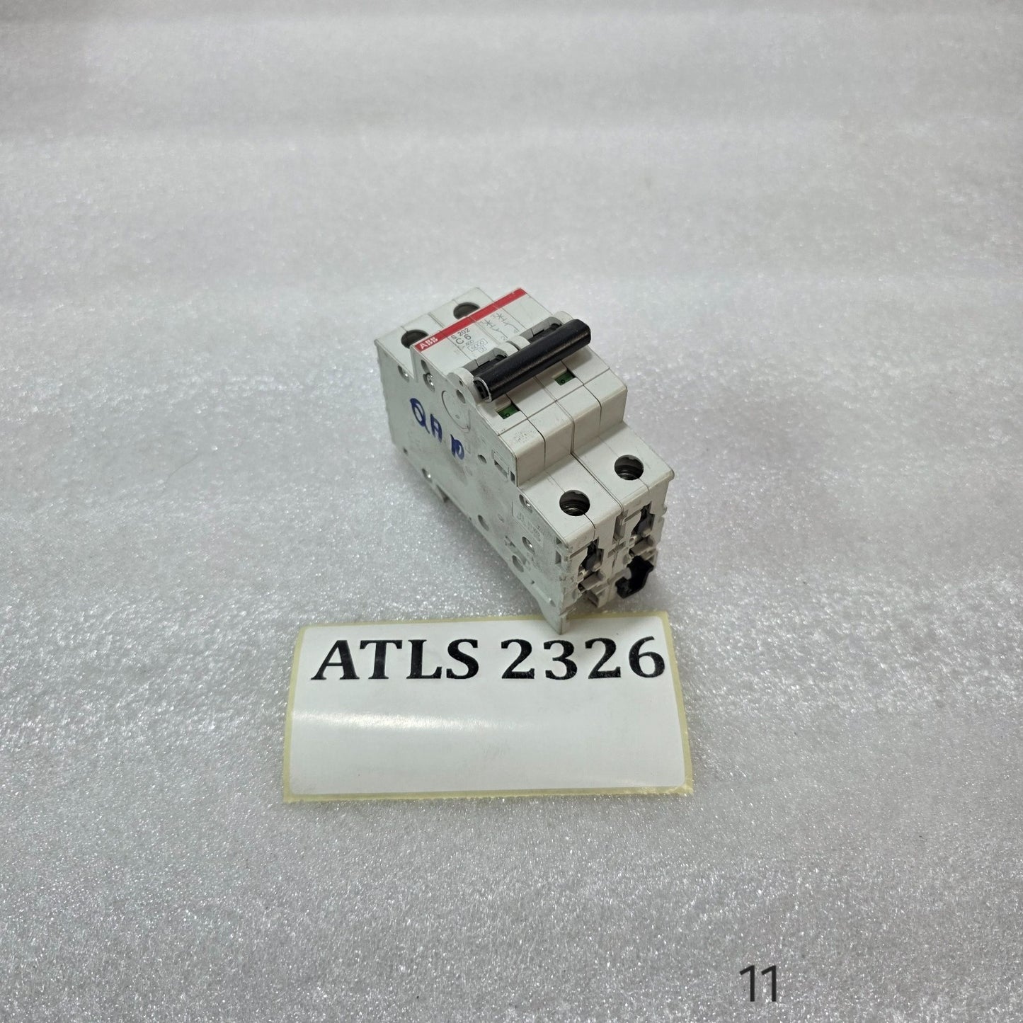 ABB S202 C6 DOUBLE POLE MCB CIRCUIT BREAKER 6A 400V 6KA