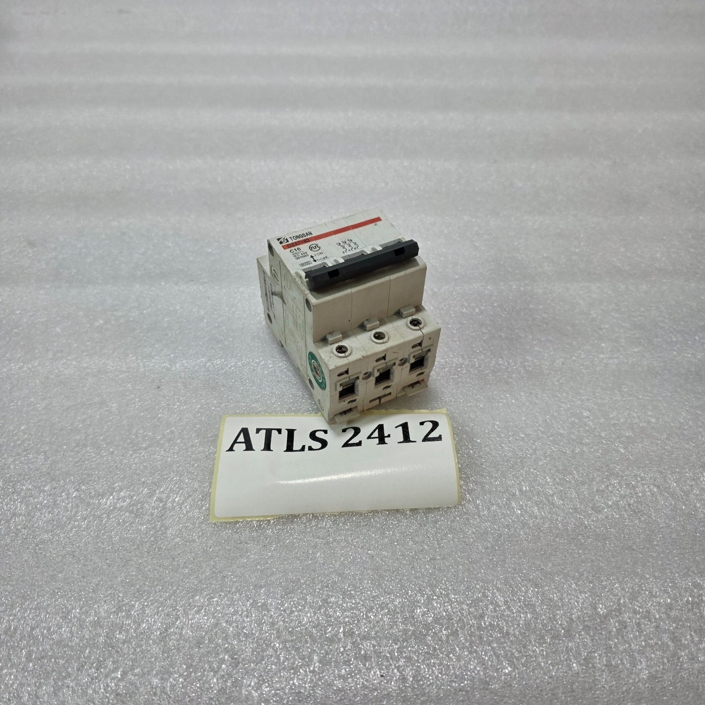 TONGSAN DZ47-63 C16 3 POLE MINIATURE CIRCUIT BREAKER MCB 16A 415V 6KA