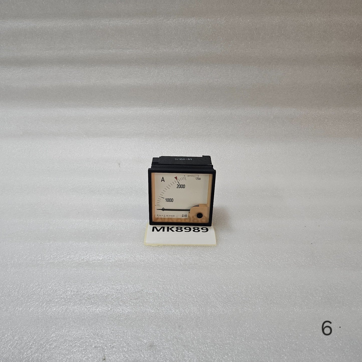 DEIF ANALOG PANEL AMMETER 0–2500A INDUSTRIAL PANEL MOUNT CURRENT METER 2500/5A