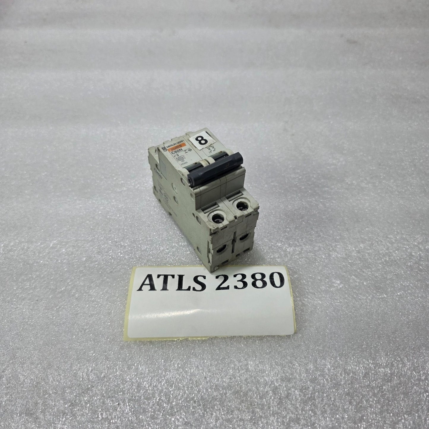MERLIN GERIN MULTI 9 C60N C3 DOUBLE POLE MCB 3A 400V 6KA CIRCUIT BREAKER
