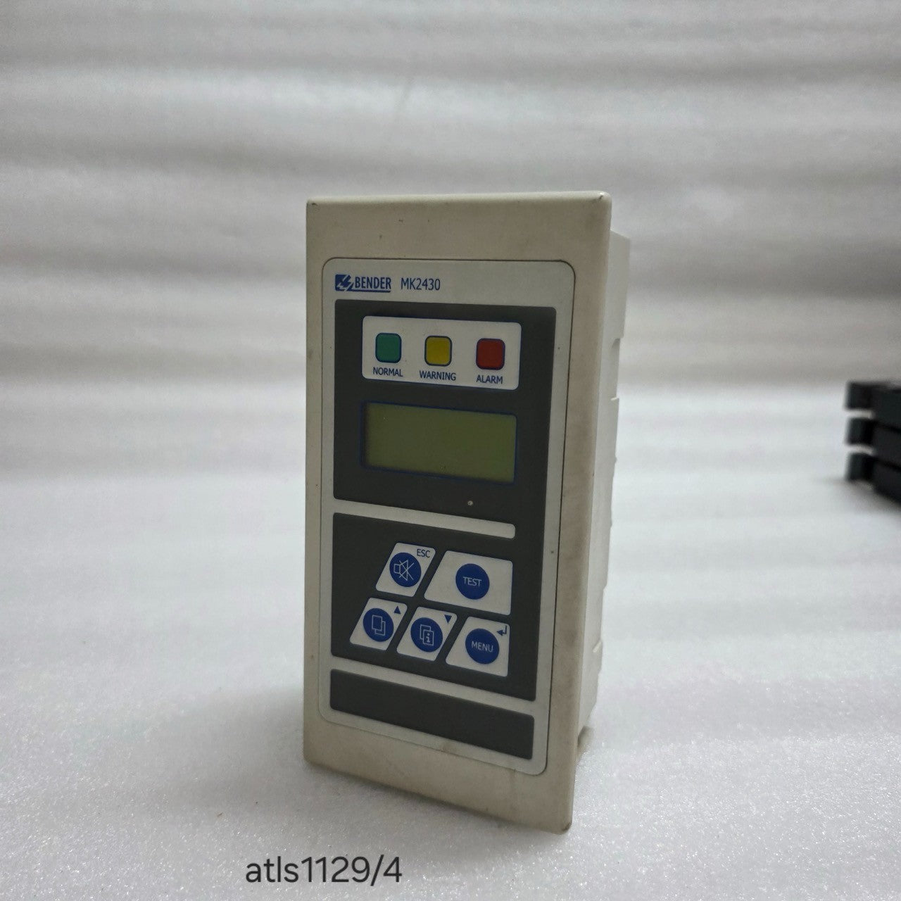 BENDER MK2430-12 REMOTE ALARM INDICATOR & TEST COMBINATION B95100002 24V