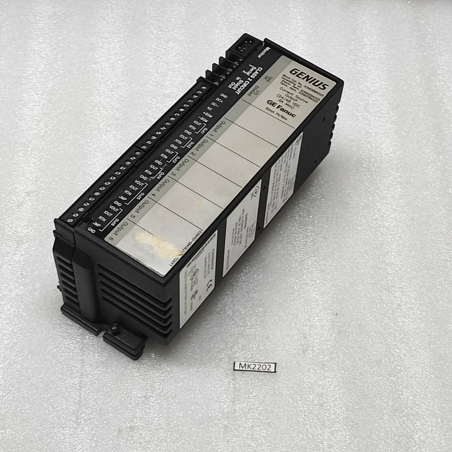 GE FANUC IC660EBA025K ELECTRIC MODULE 24/48VDC IC660BBA025N
