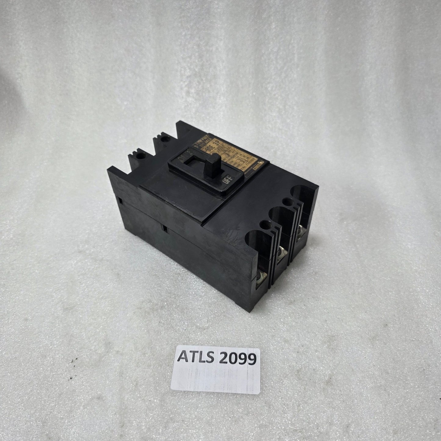 HITACHI F-50E 15A 3 POLE MCCB FUSE FREE BREAKER | 600V AC | INDUSTRIAL CIRCUIT P