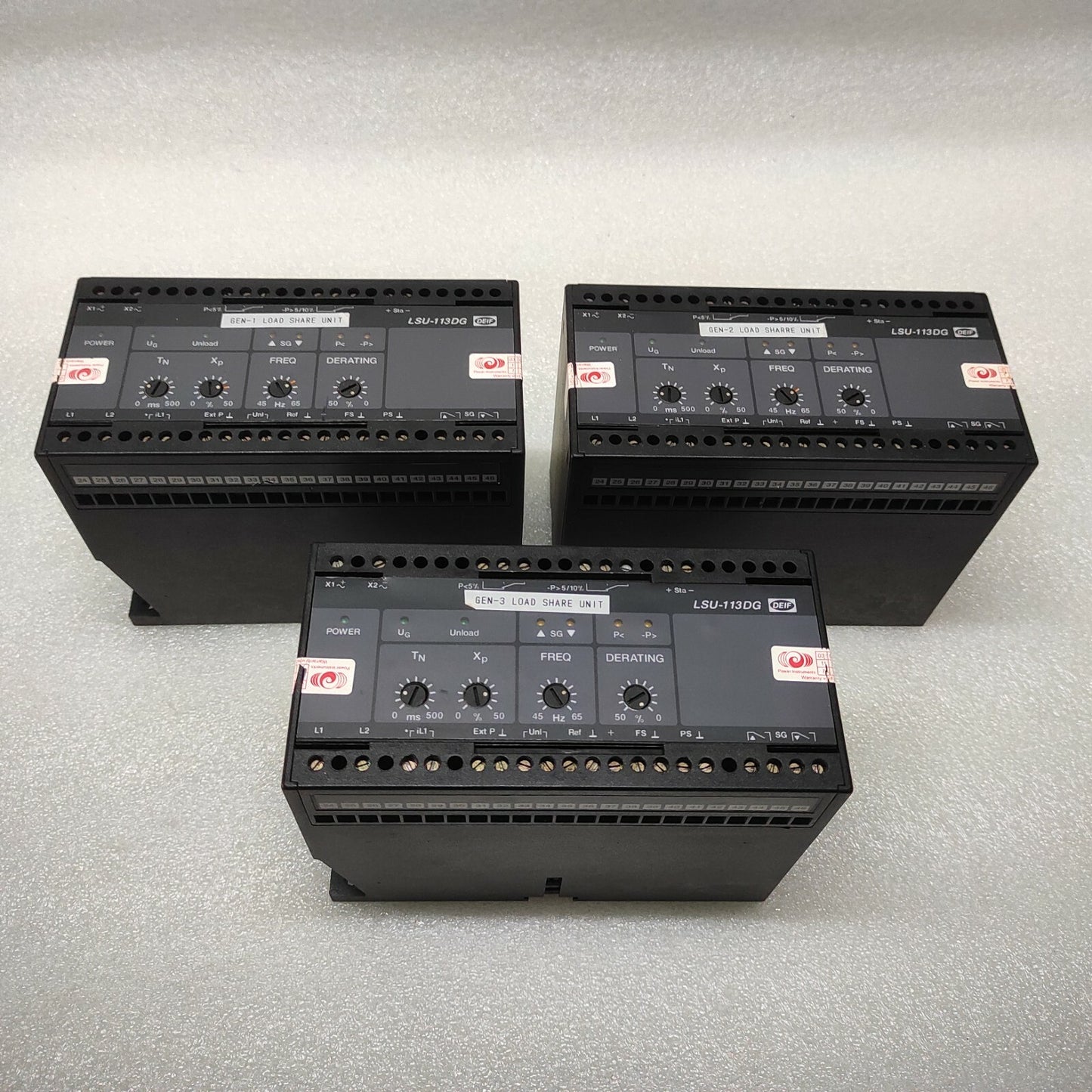 DEIF LSU-113DG LOAD SHARING UNIT 100024030.60 110V