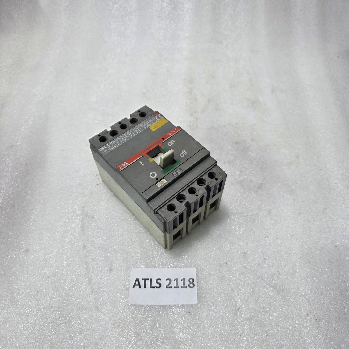 ABB SACE S1N MCCB 125A 3 POLE MOLDED CASE CIRCUIT BREAKER 500V INDUSTRIAL BREAKE