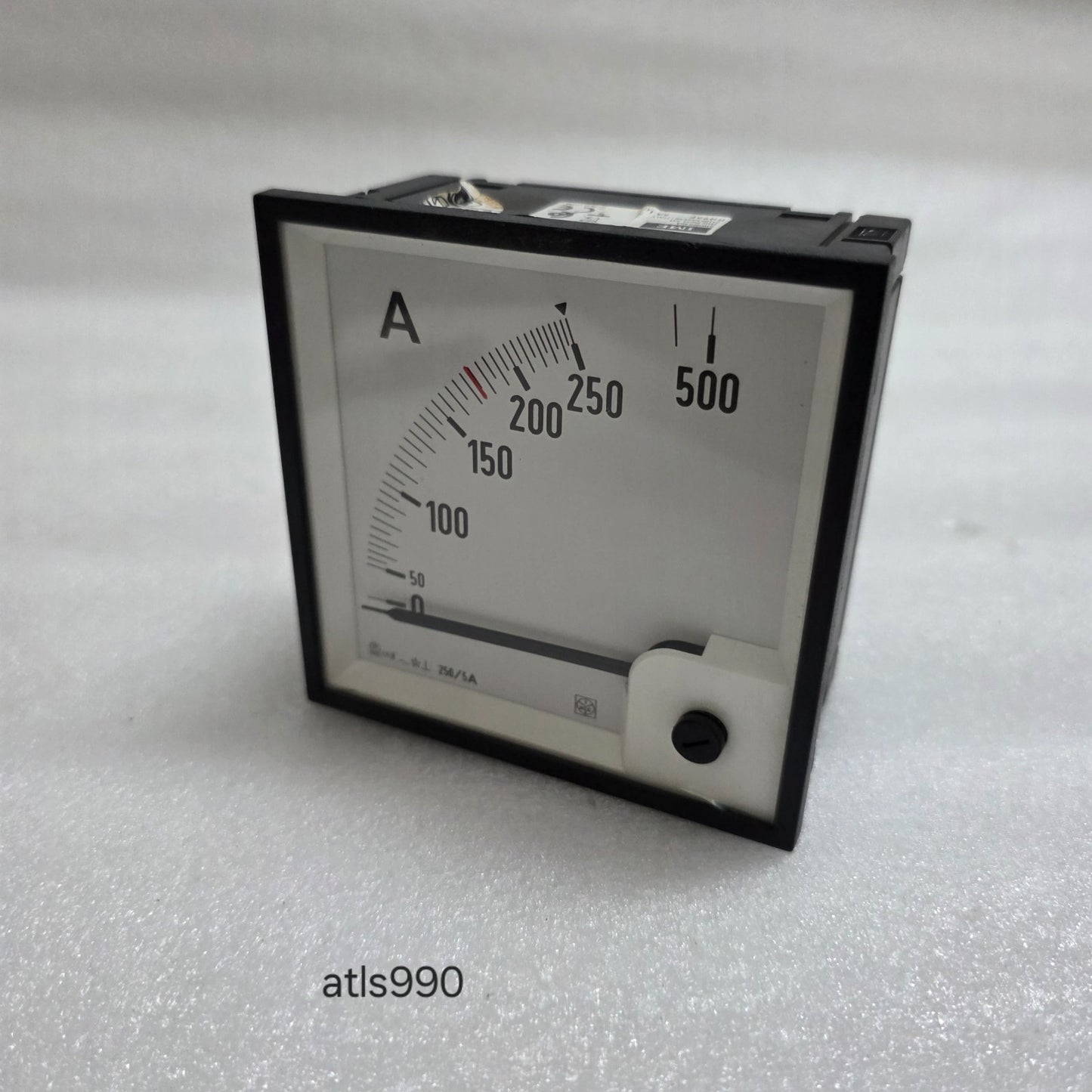 IME RQ96E ANALOGUE AMMETER 96MM X 96MM 0-500A