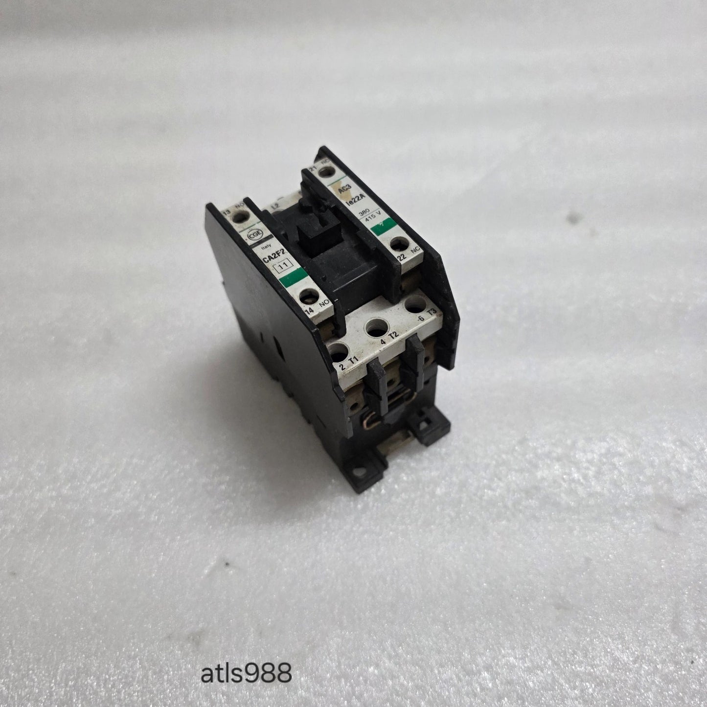 CGE CA2F2 MAGNETIC CONTACTOR 22A COIL VOLTAGE 380-440V