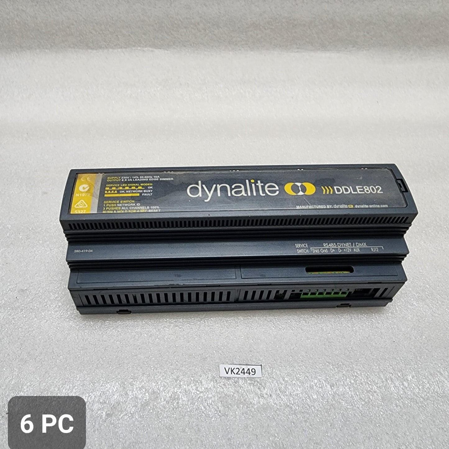 DYNALITE DDLE802 PHASE CUT DIMMER 230V