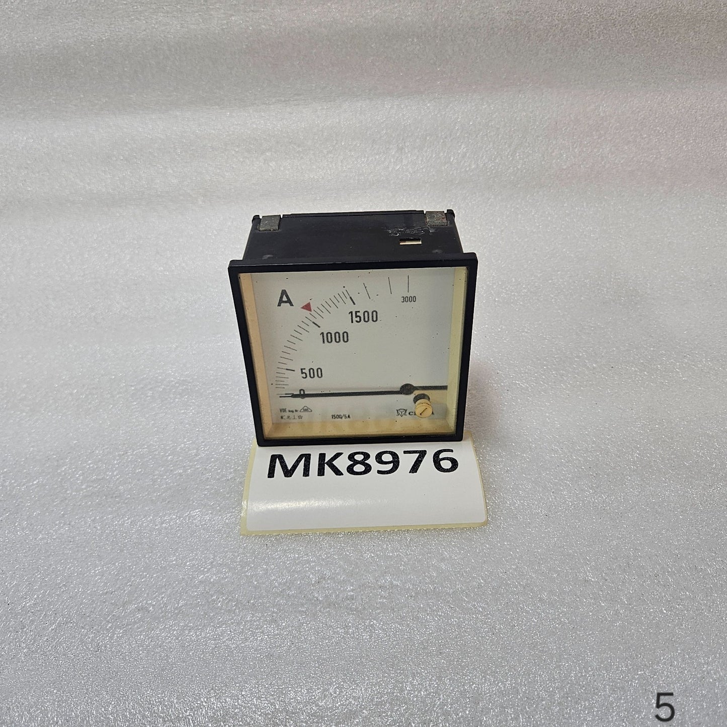 CELSA ANALOG AMMETER PANEL METER 0–3000A WITH 1500/5A CT INPUT