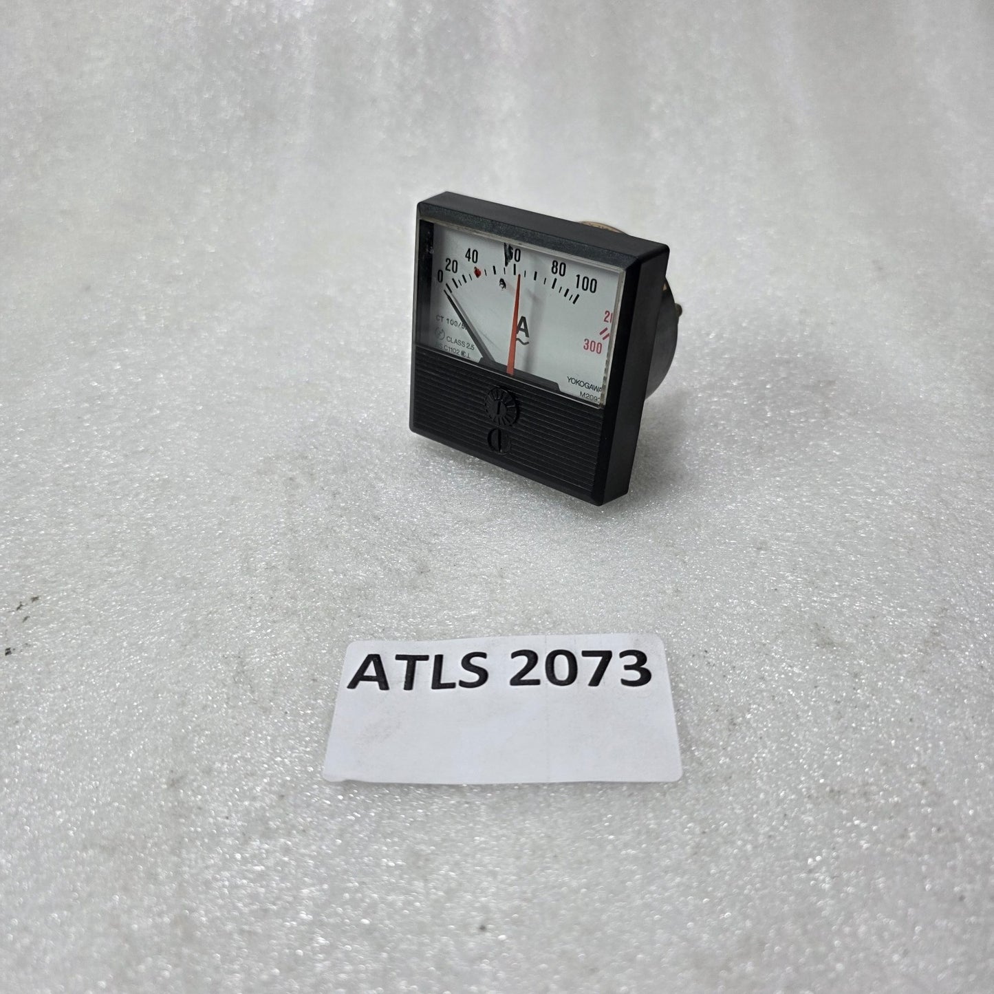 YOKOGAWA M2093 ANALOG AMMETER PANEL METER 0–100A AC CT 100/5A A46-N-L-BL