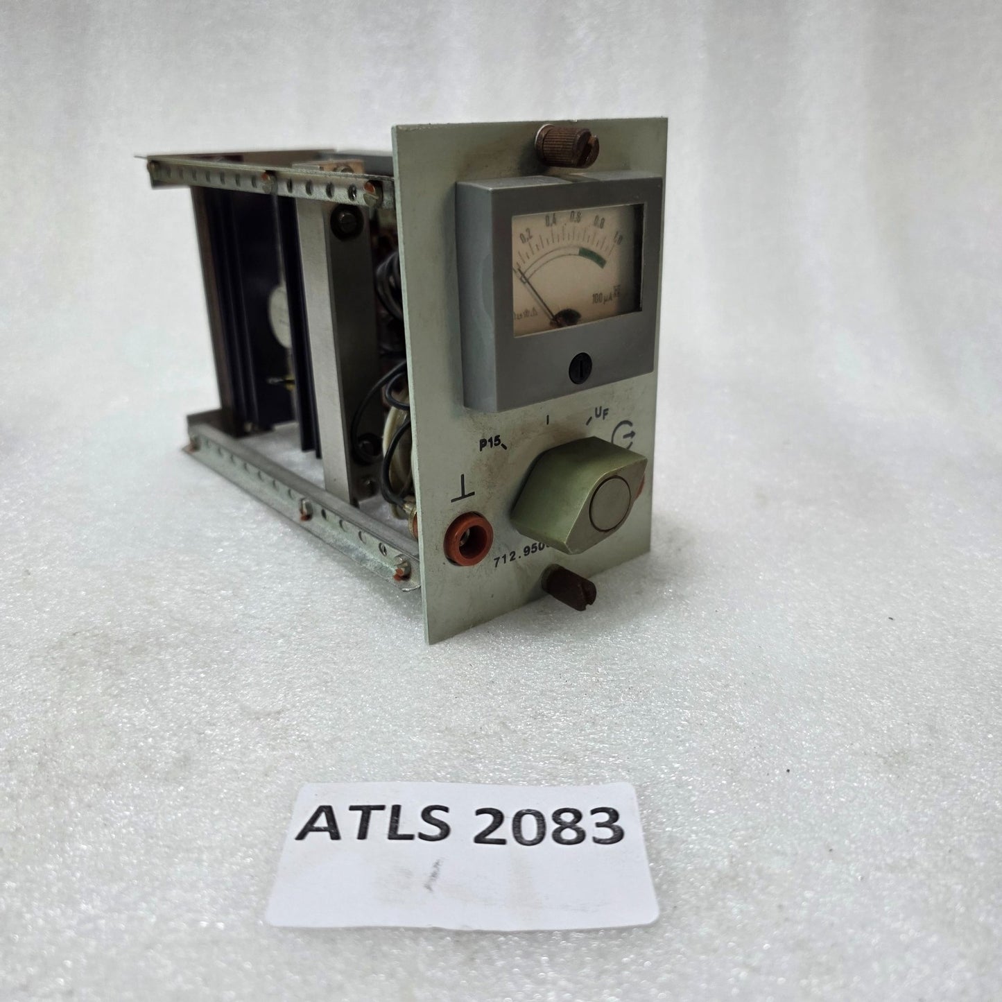 INDUSTRIAL ANALOG METER CONTROL MODULE 100ΜA PANEL METER PCB ASSEMBLY 712.9503