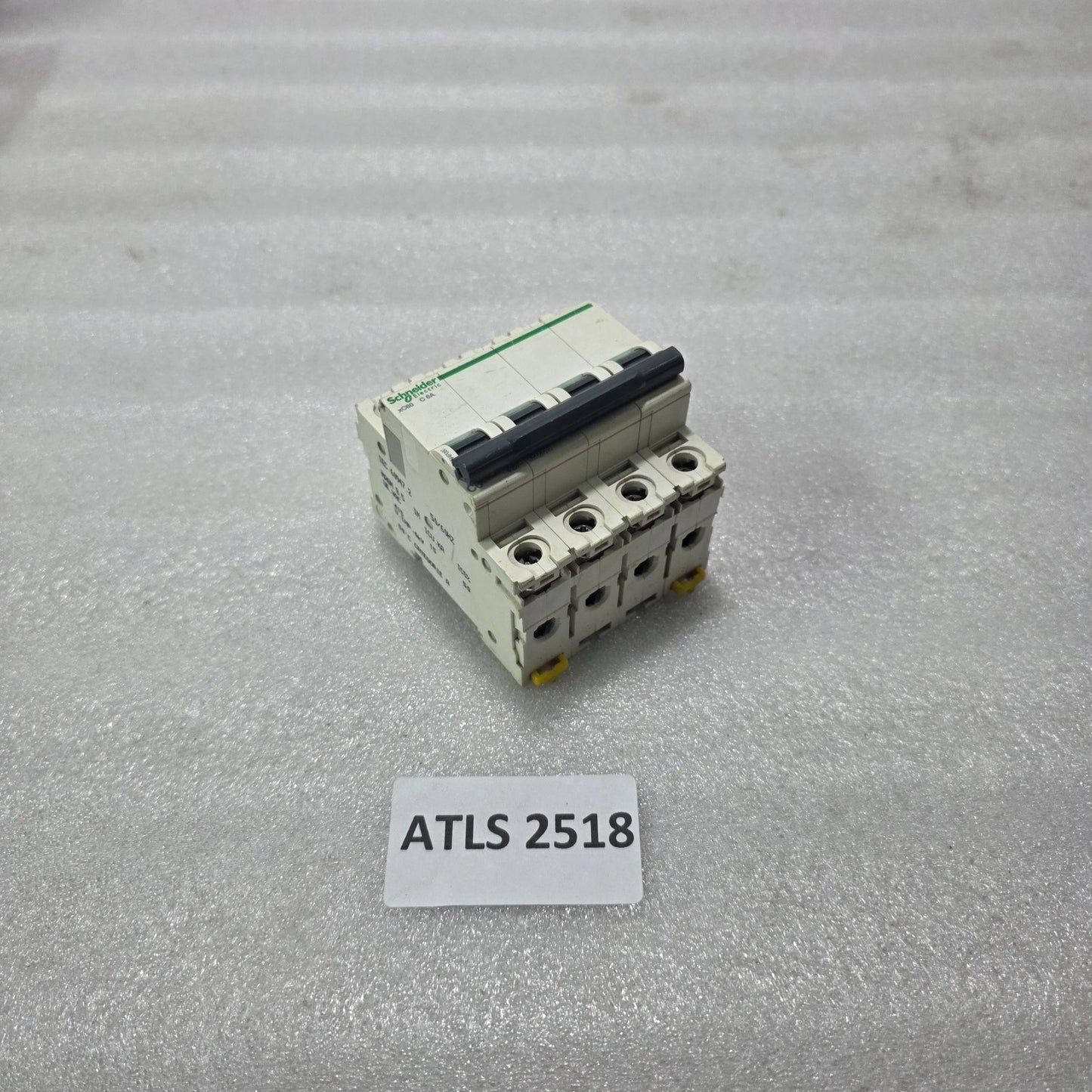 S ELECTRIC XC60 C6A 4 POLE MINIATURE CIRCUIT BREAKER 6A 415V MCB
