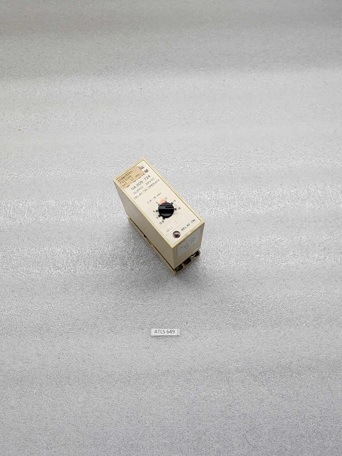 ELECTROMATIC SA205724 DELAY ON OPERATE 24VDC SA 205 724