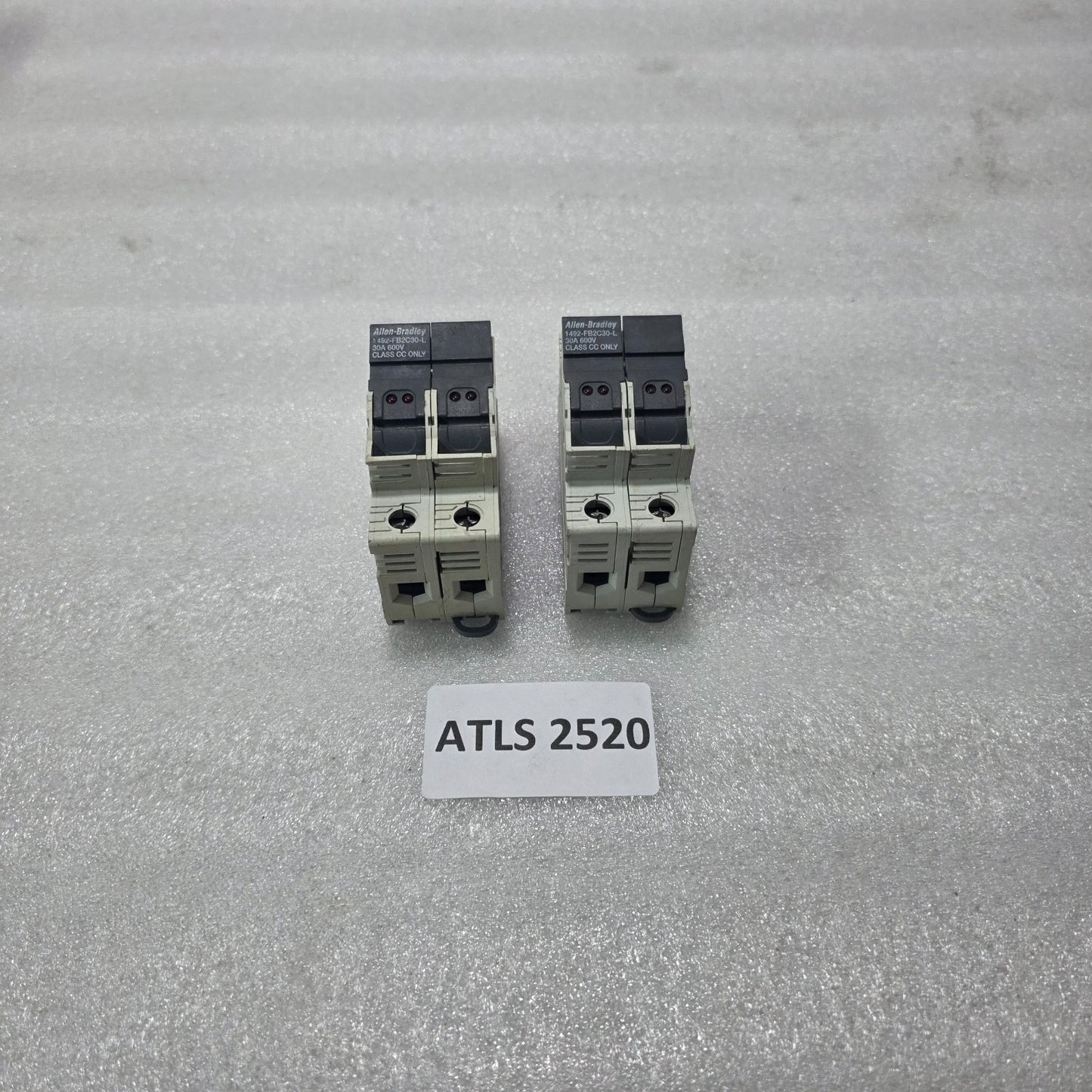 ALLEN BRADLEY 1492-FB2C30-L CLASS CC FUSE HOLDER 30A 600V 2 POLE