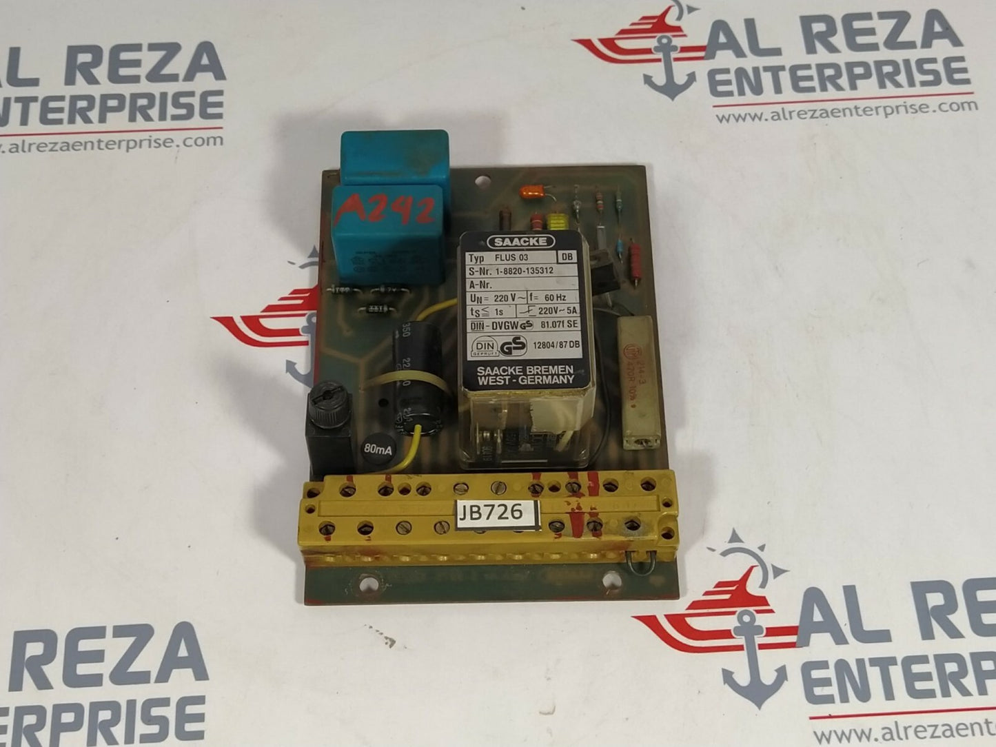 Saacke FLUS 03 Flame Sensor and Detector Sensor 1-8820-135312 220V