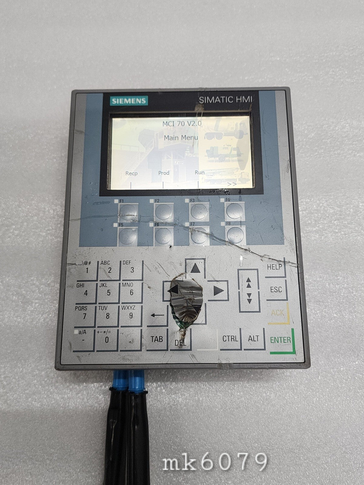 SIEMENS 6AV2 124-1DC01-0AX0 KP400 COMFORT SERIES OPERATOR PANEL