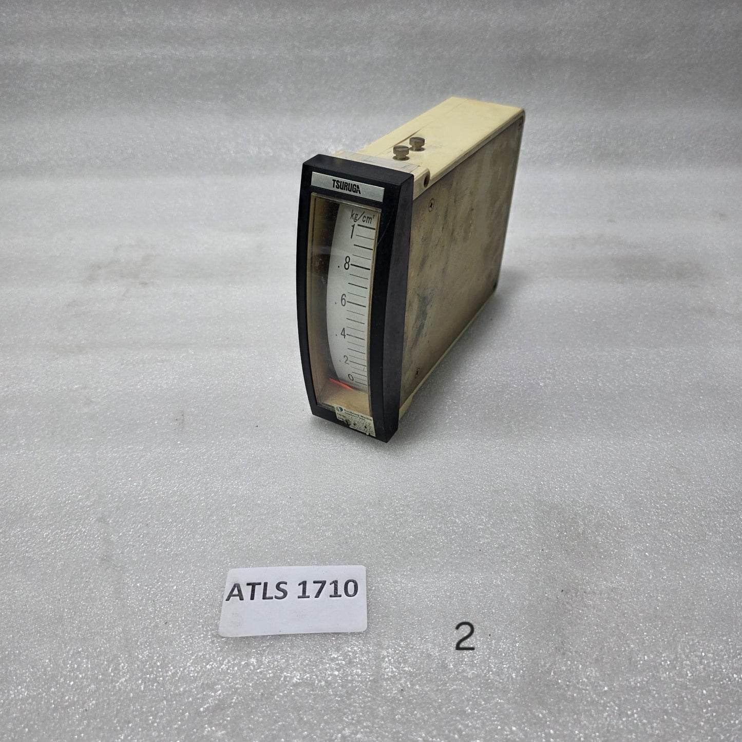 TSURUGA TME-152 ANALOG PANEL METER – DC 4-20MA SCALE 0 – 10 KG/CM² INDUSTRIAL PR