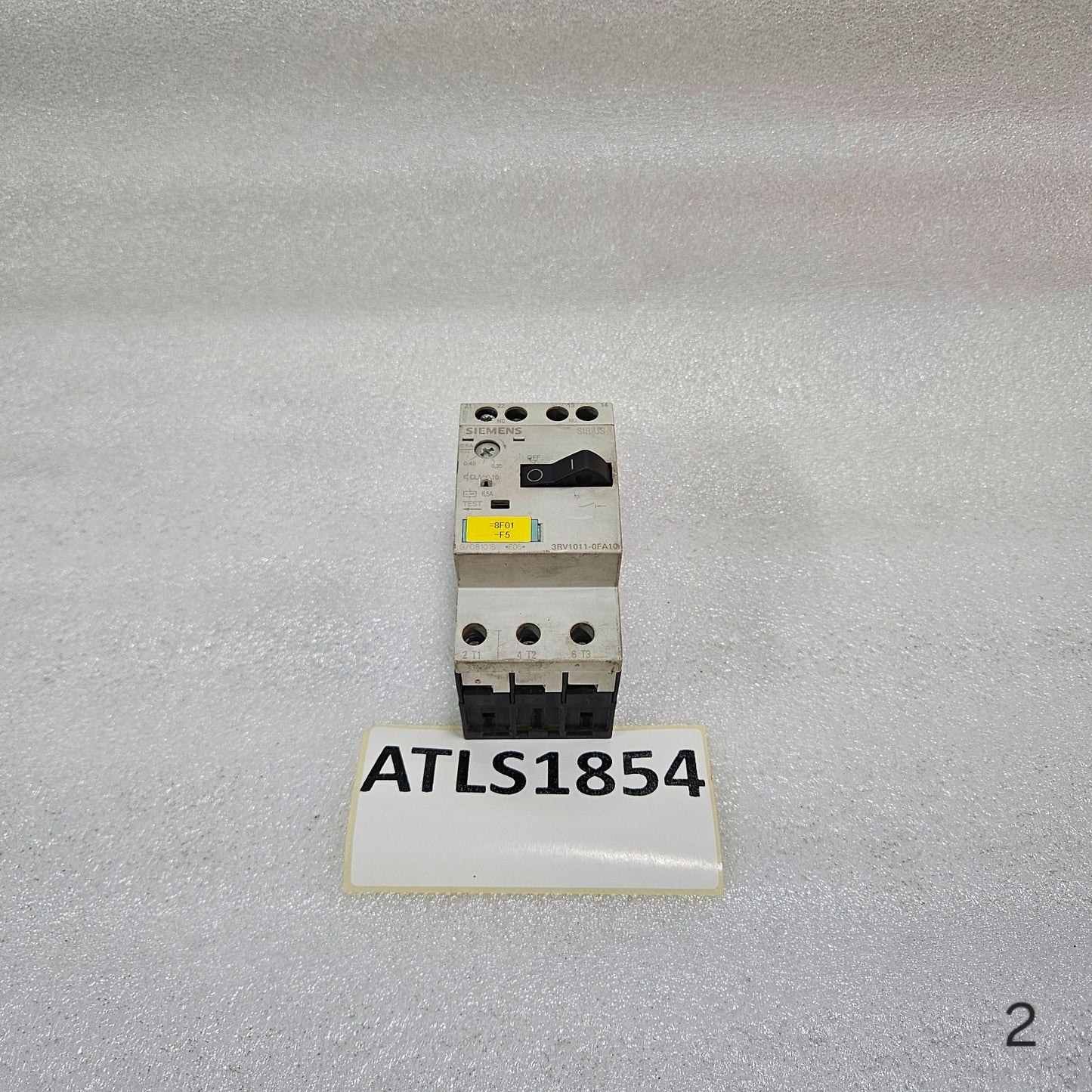 SIEMENS SIRIUS 3RV1011-0FA10 MOTOR PROTECTION CIRCUIT BREAKER MPCB 0.35–0.50A CL