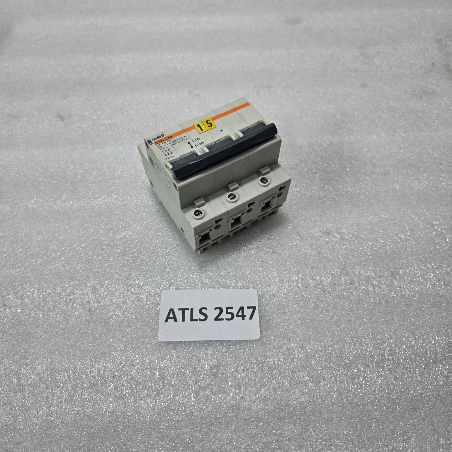 MERLIN GERIN MULTI9 C32L-MA 1.6A 3 POLE MCB 380V MOTOR PROTECTION CIRCUIT BREAKE
