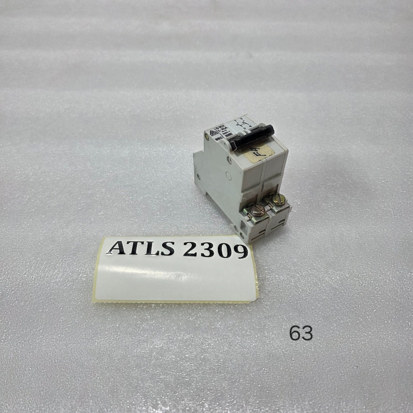BBC STOTZ S162 L16A 380V DOUBLE POLE MINIATURE CIRCUIT BREAKER MCB