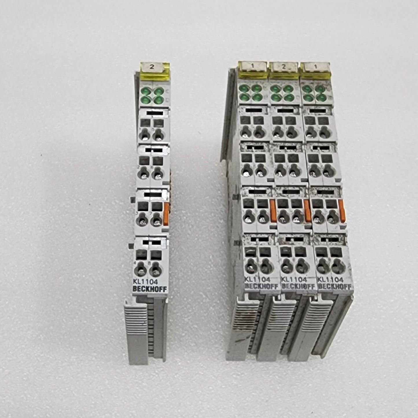 BECKHOFF KL1104 4-CH DIGITAL INPUT MODULE LOT OF 4 UNIT
