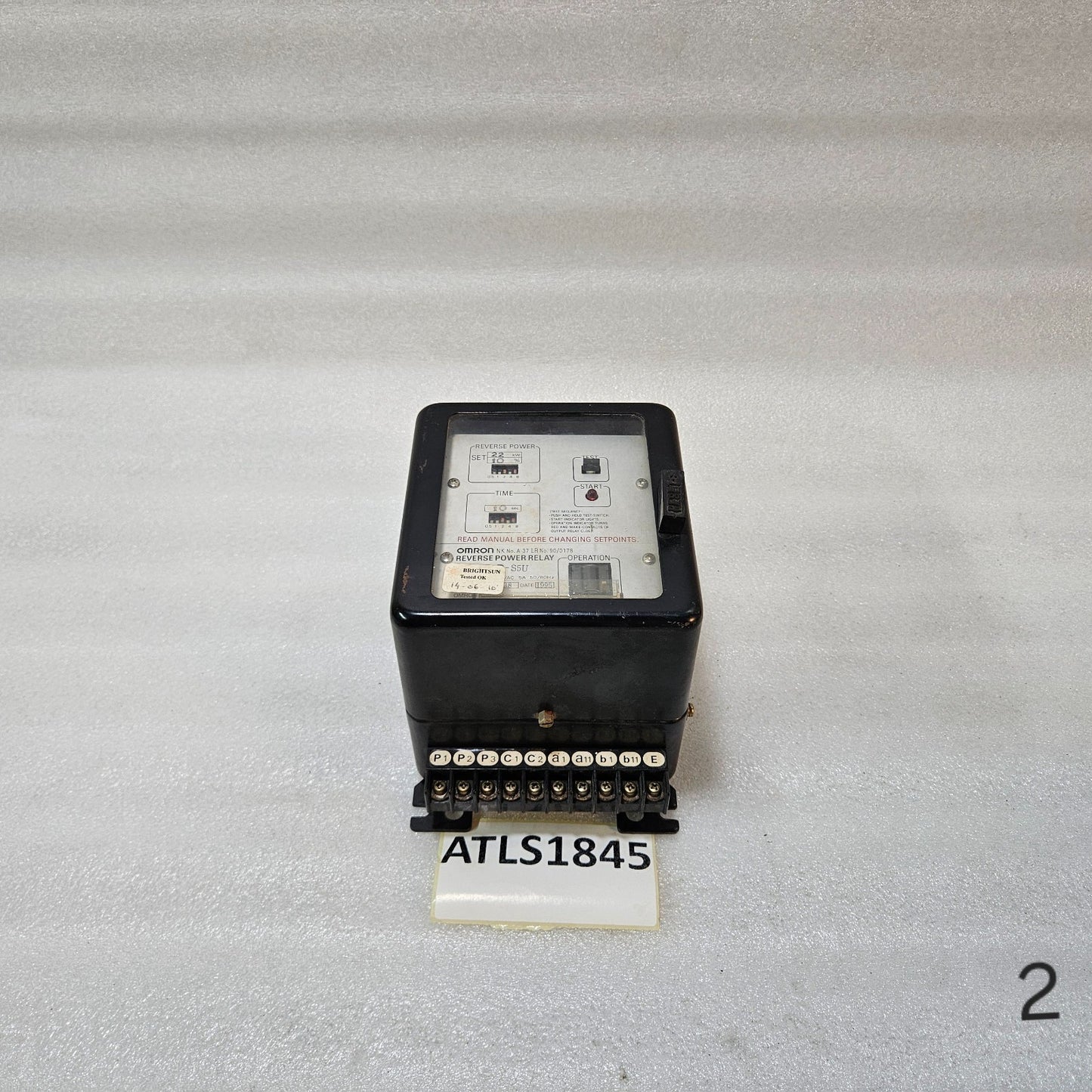 OMRON K2WR-R-S5U REVERSE POWER RELAY | GENERATOR PROTECTION RELAY 22KW