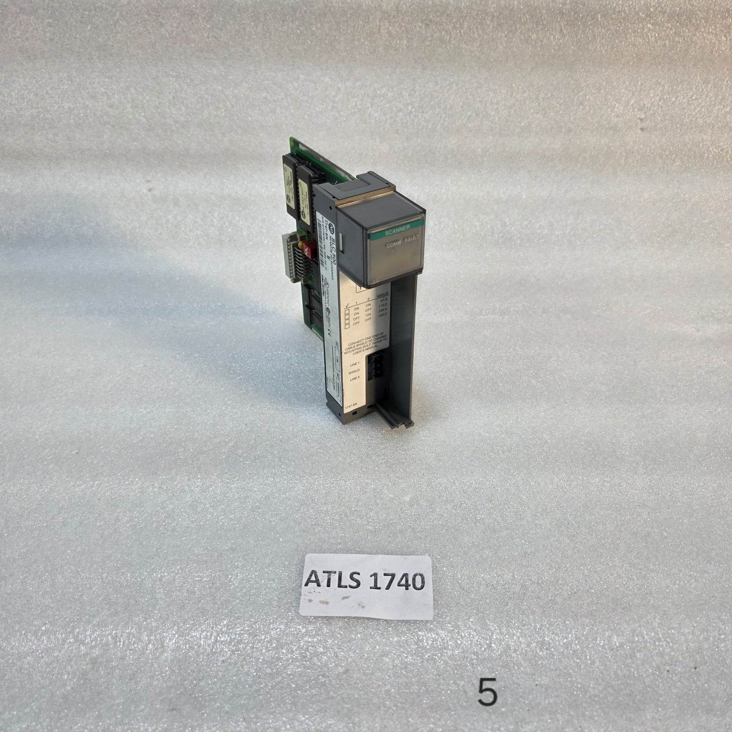 ALLEN-BRADLEY 1747-SN SLC 500 REMOTE I/O SCANNER MODULE – PLC COMMUNICATION INTE