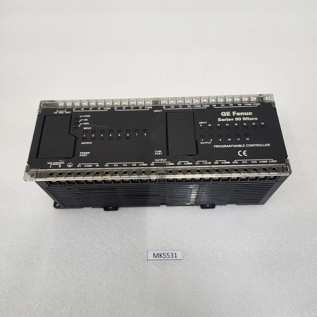GE FANUC SERIES 90 MICRO IC693UDR005RP1 PROGRAMMABLE CONTROLLER 100-240VAC