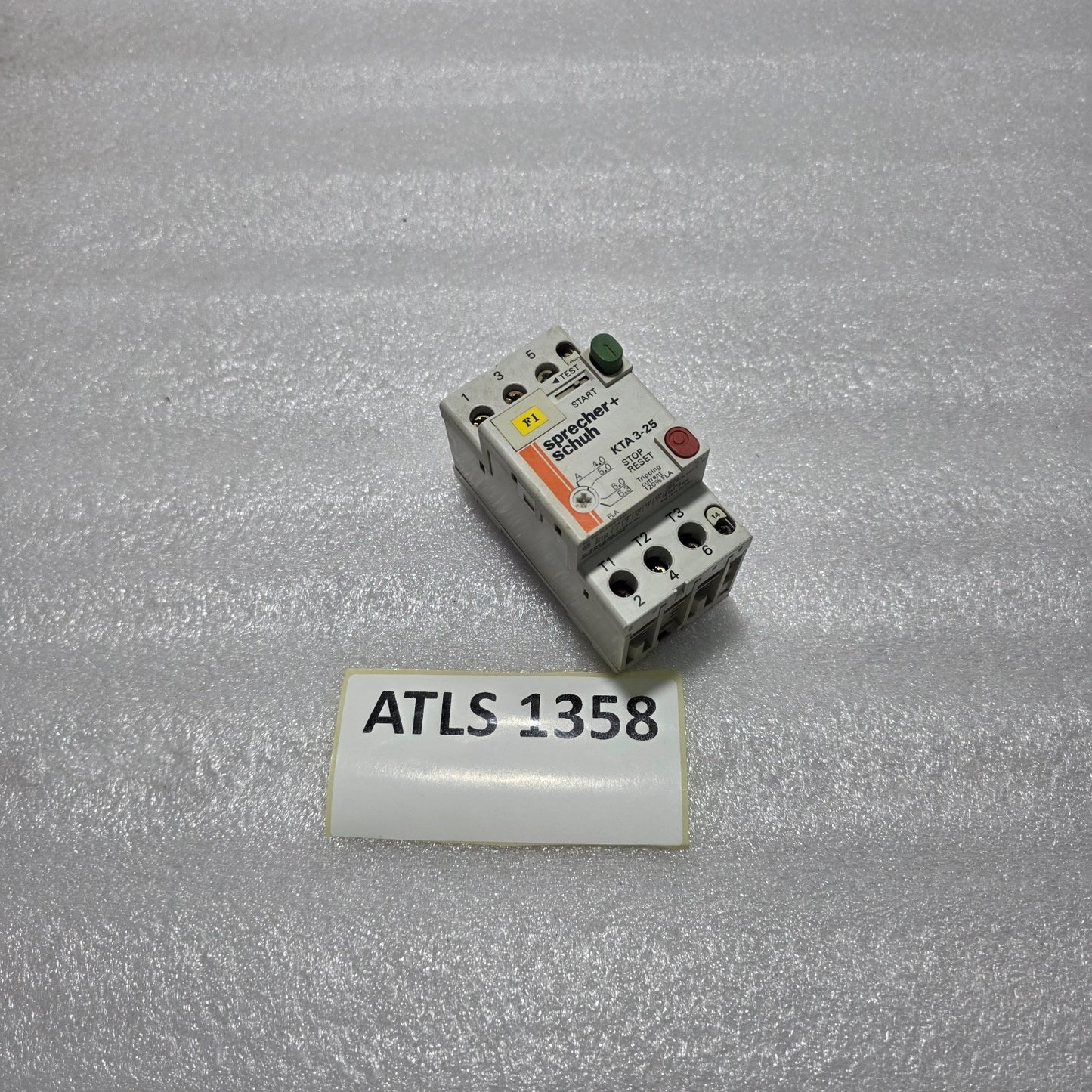 SPRECHER + SCHUH KTA 3-25 MOTOR CONTROLLER 4.0-6.3A