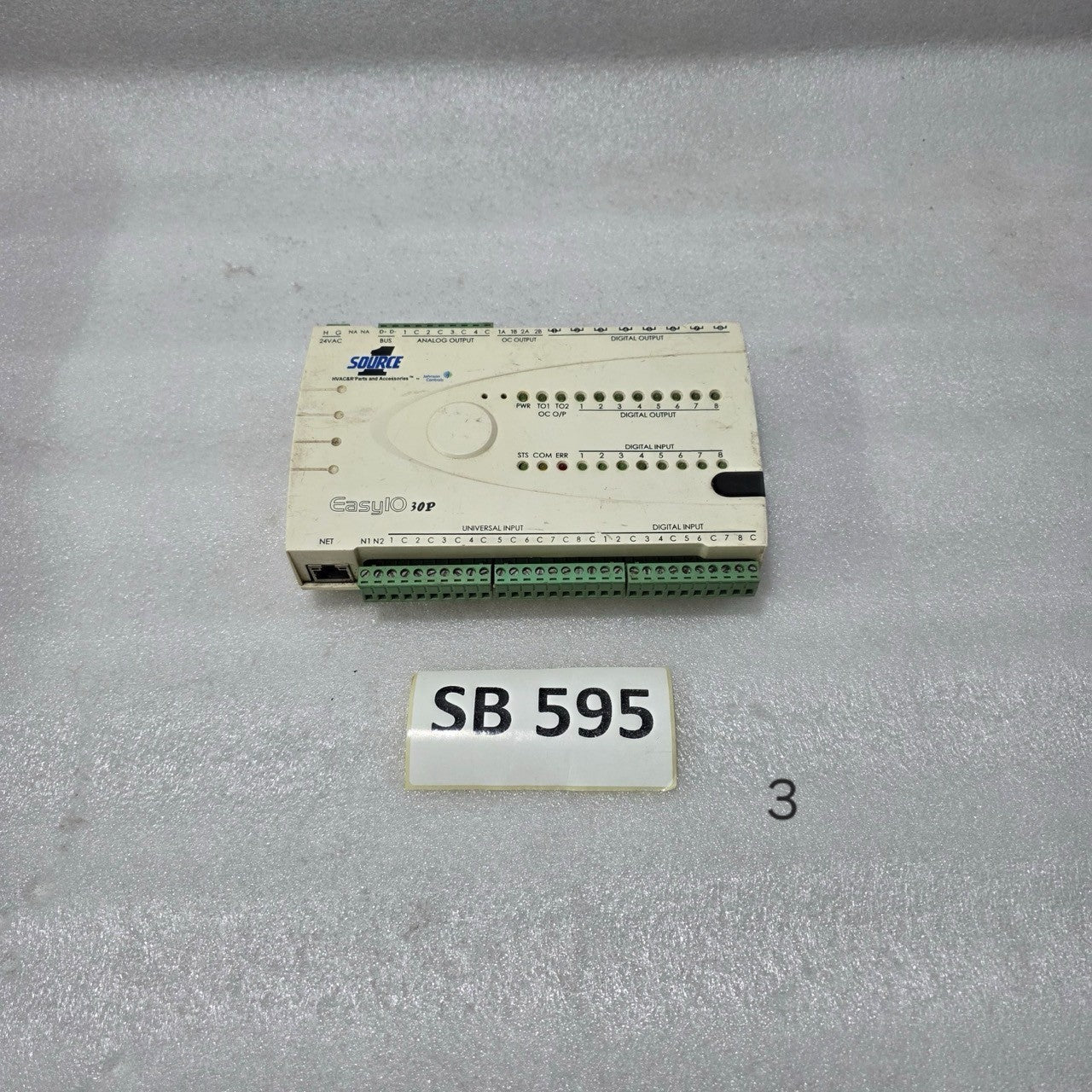 JOHNSON CONTROLS EASYIO 30P PROGRAMMABLE HVAC CONTROLLER WITH UNIVERSAL I/O – 2
