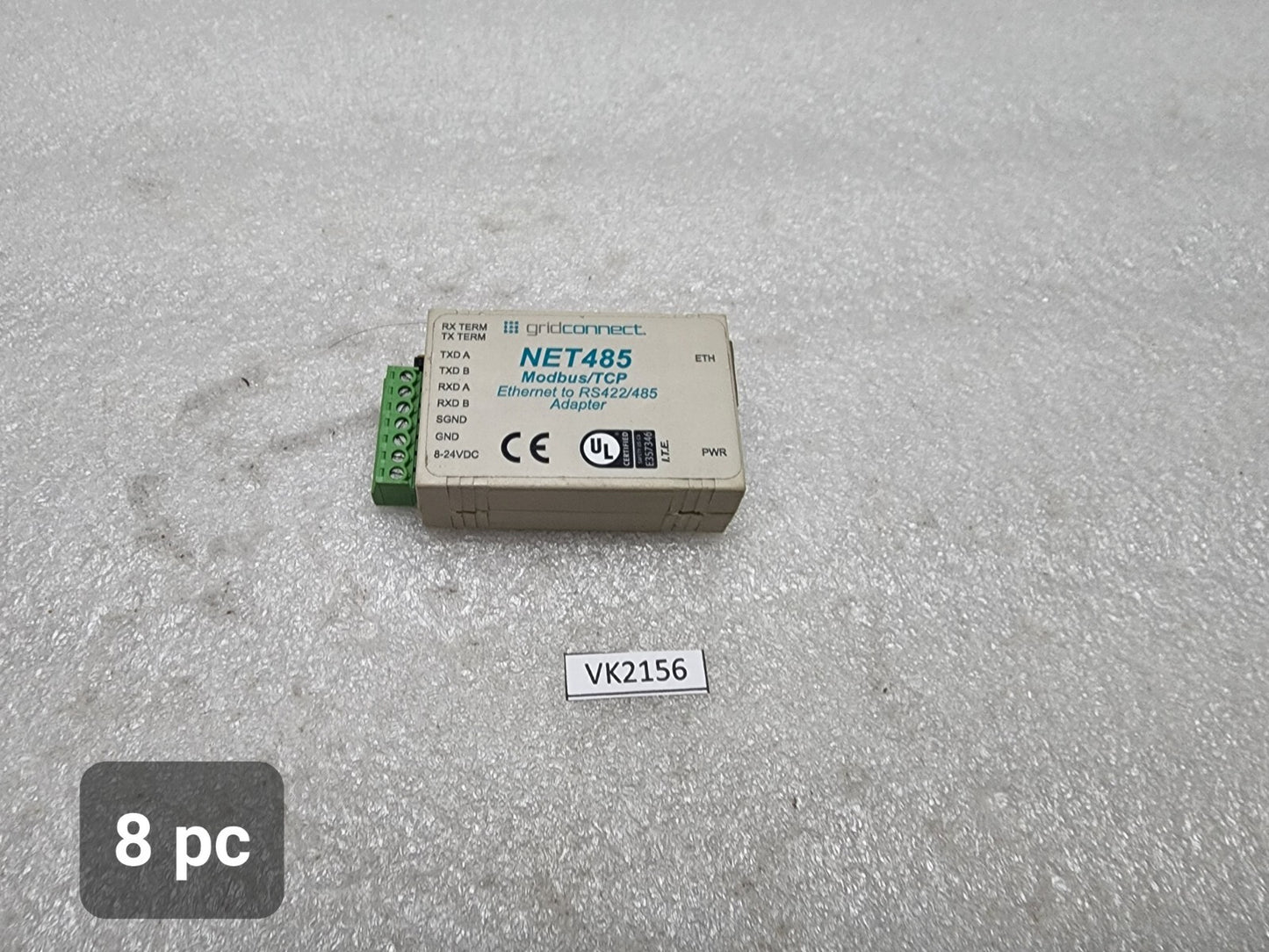 GRIDCONNECT NET485 MODBUS/TCP ETHERNET TO RS422/485 ADAPTER