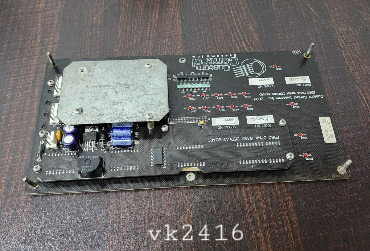 CUSTOM CONTROL SYSTEMS INC K02001 EDRO DYNAWASH DISPLAY BOARD