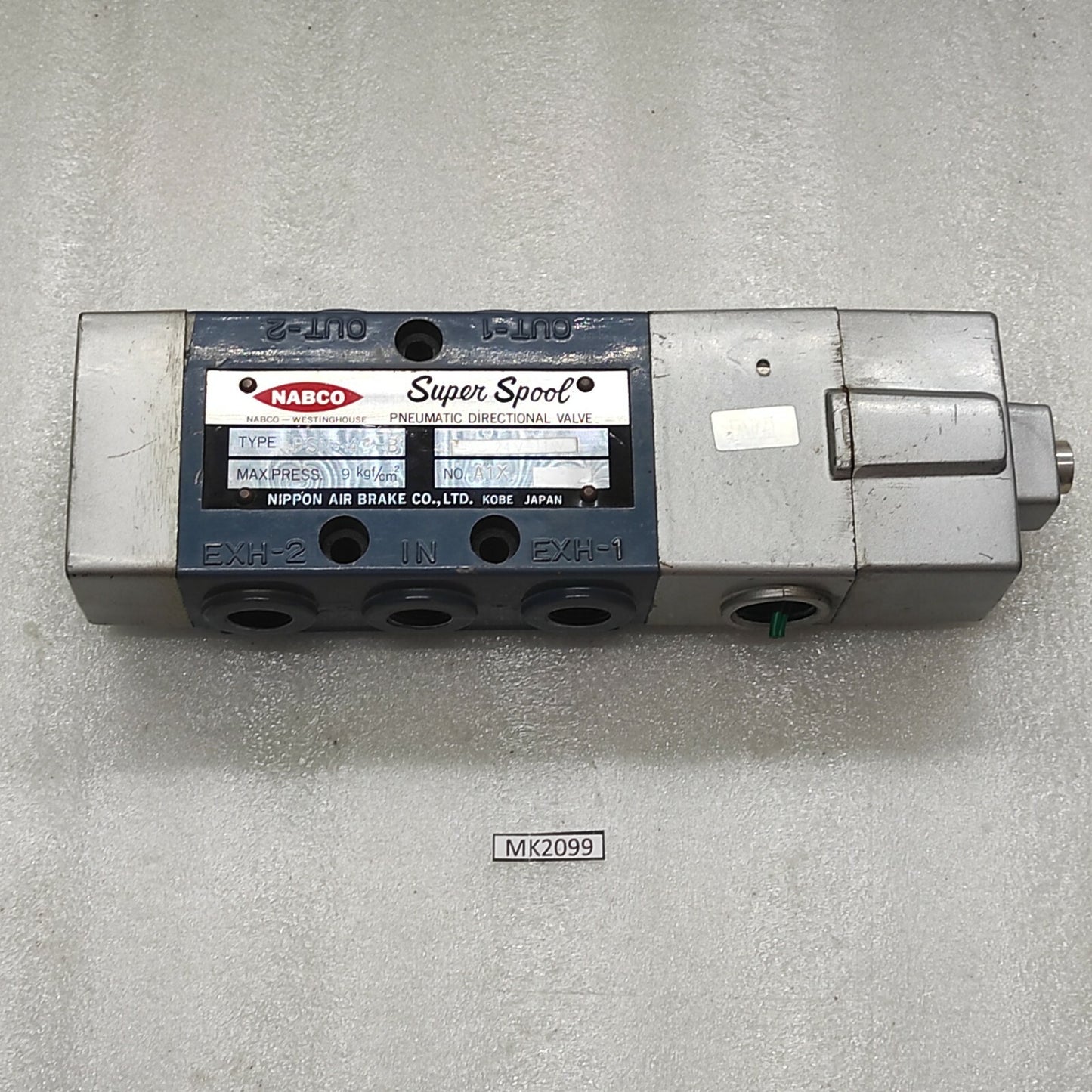 NABCO PSM-43-B PNEUMATIC DIRECTIONAL VALVE 9KGF/CM2