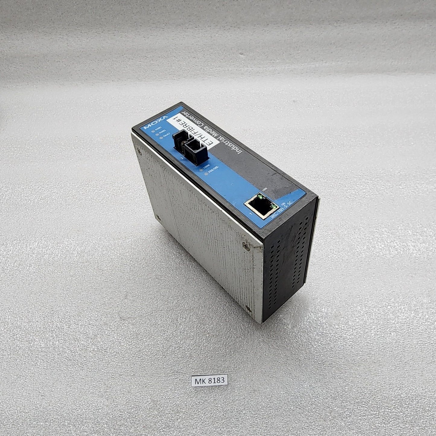 MOXA TECHNOLOGIES IMC-101-S-SC-80 ETHERNET TO FIBER MEDIA CONVERTER 120100101160