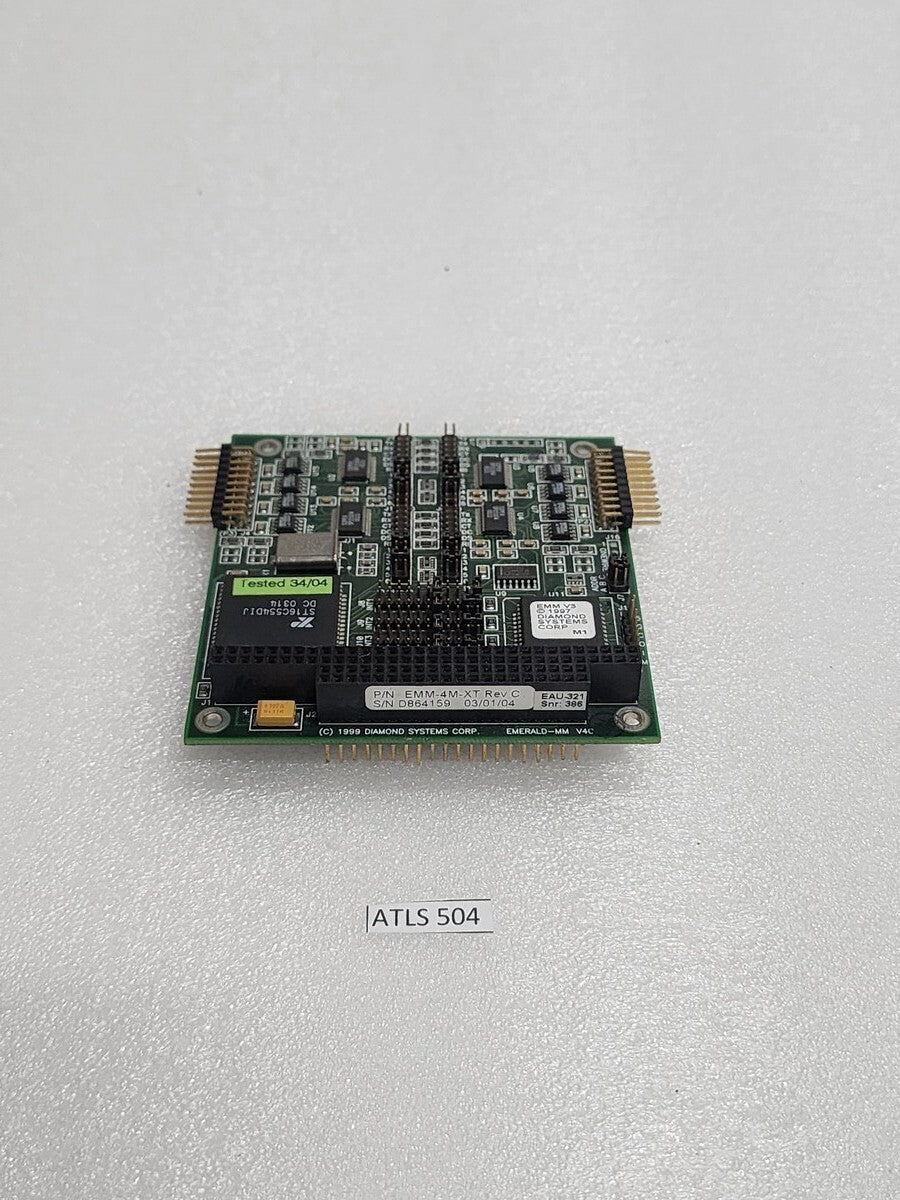 DIAMOND SYSTEM CORP EMM-4M-XT 4-PORT RS-232/422/485 PC/104 MODULE EMERALD-MM V4C