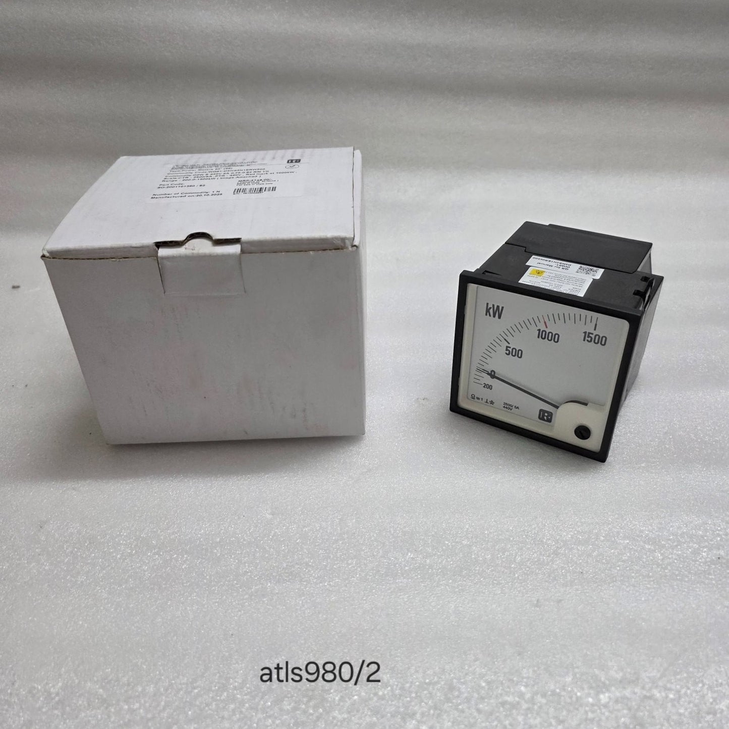 RISHABH WQ91-D5NS2N1ERW500 KILO WATT POWER METER 440V 2500/5A