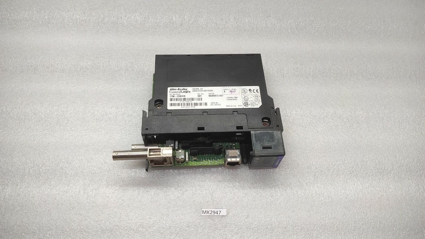ALLEN BRADLEY 1756-CNBR/D CONTROL NET COMMUNICATION BRIDGE 96389873-A01