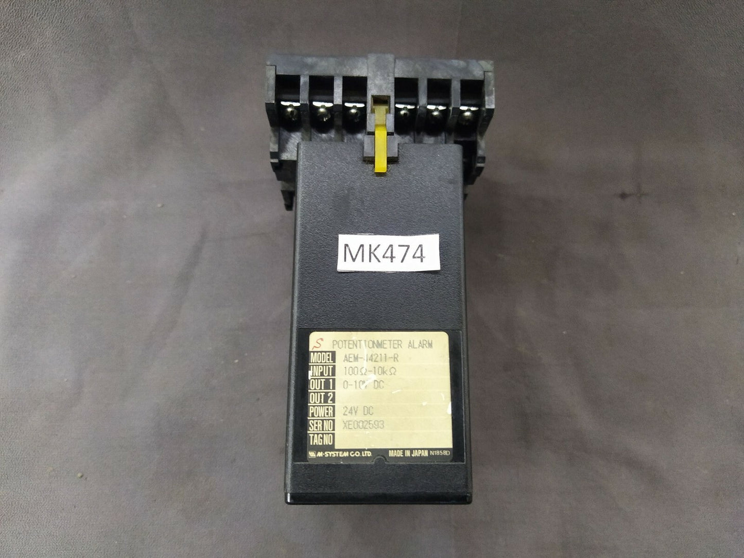 M-System AEM-44211-R AE-Unit Potentionmeter Limit Alarm AEM44211R