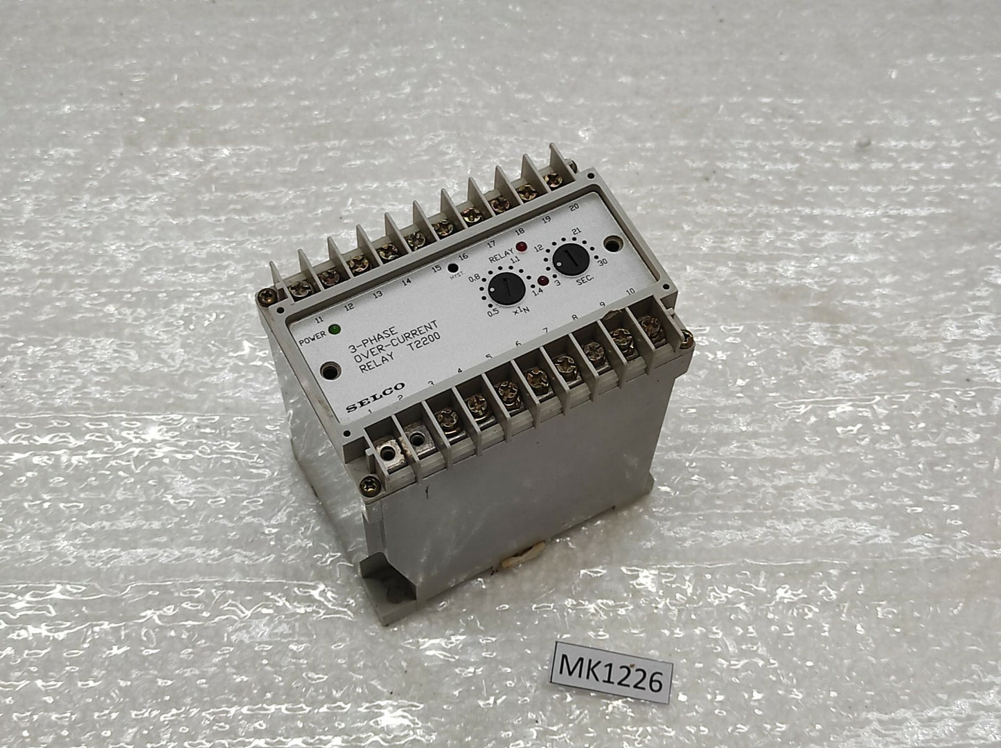 Selco T2200-00 3-Phase Over-Current Relay 220V