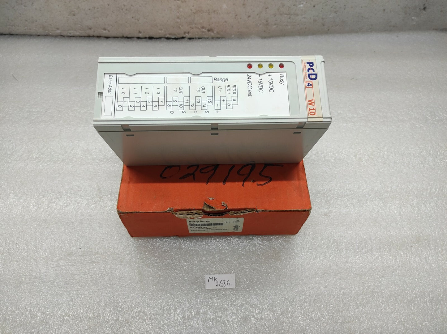 SAIA-BURGESS PCD4-W100 ANALOG MODULE