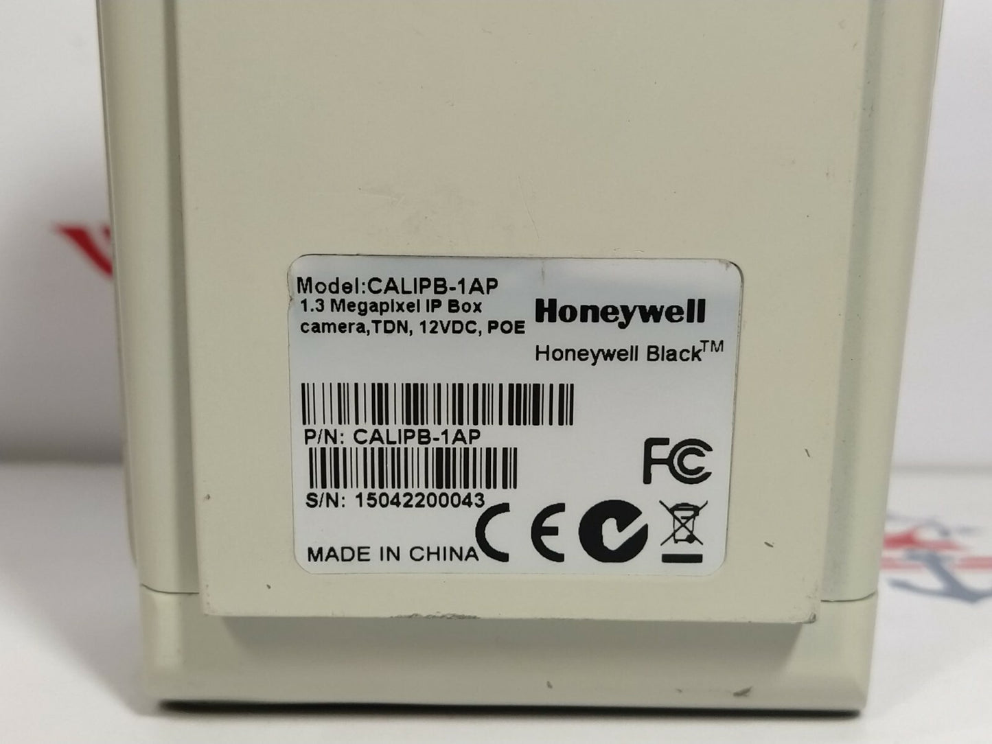 Honeywell CALIPB-1AP 1.3 Megapizel IP Box Camera 12VDC