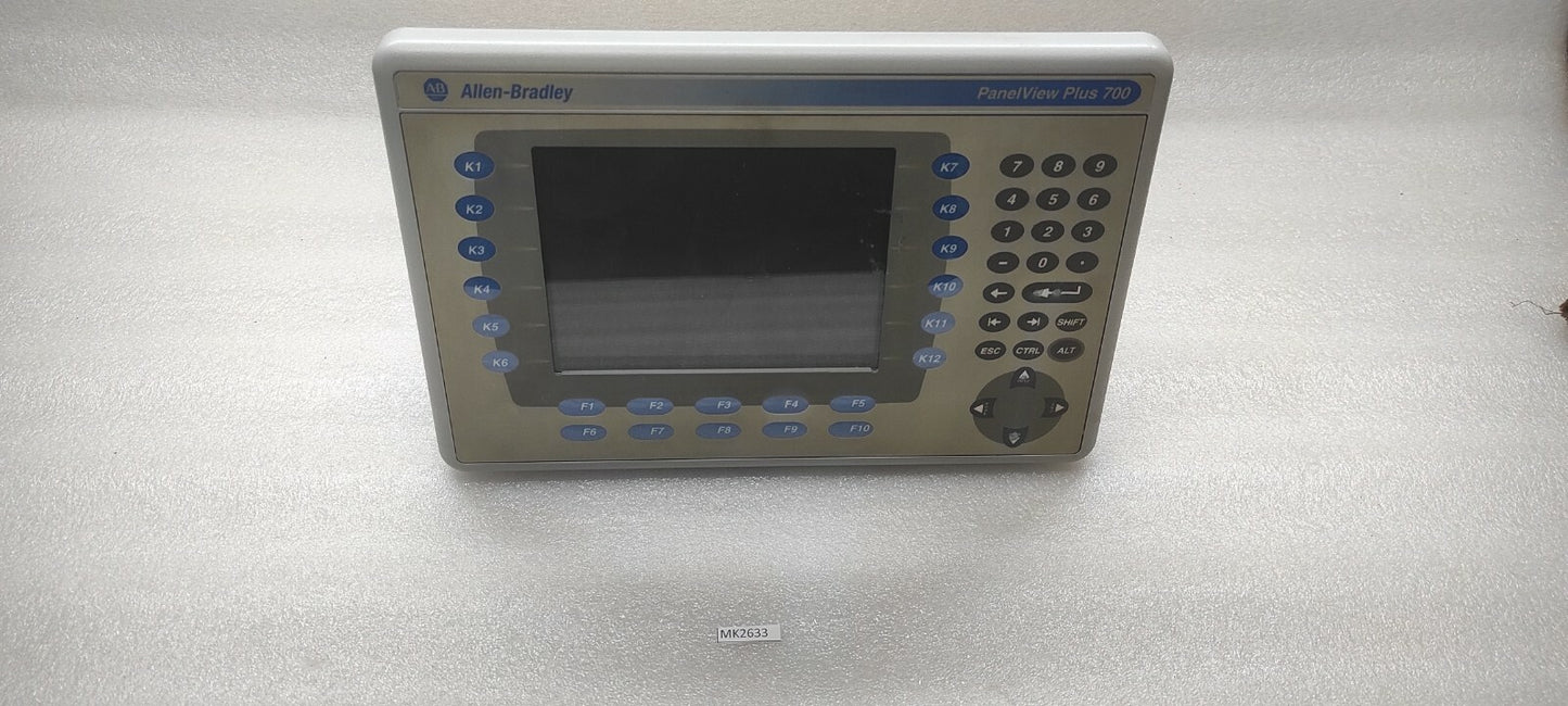 ALLEN BRADLEY PANELVIEW PLUS 700 2711P-RDK7C HMI 2711P-RP1