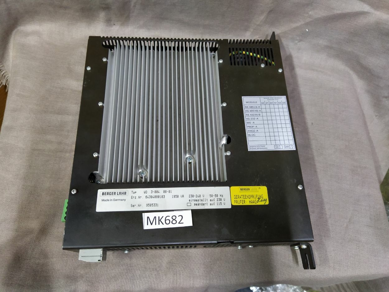 Berger Lahr WD 3-004 08-01 Servo Drive 64304080103 230-240V 1950VA