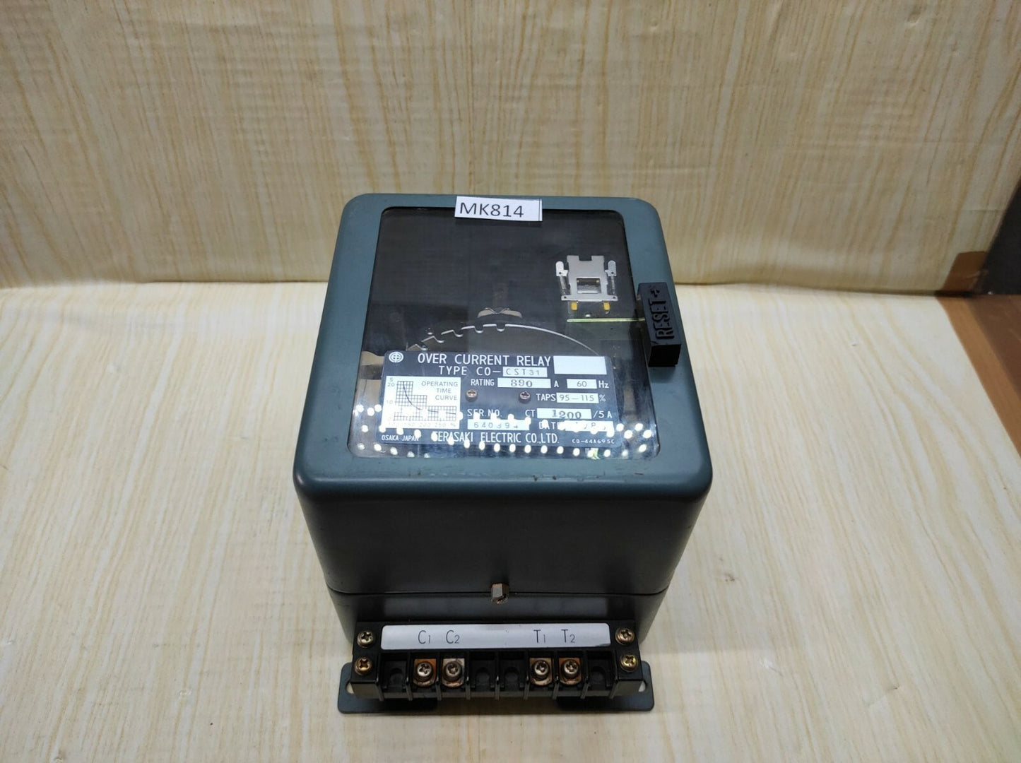 Terasaki CO-CST 31 Over Current Relay CO-CST31