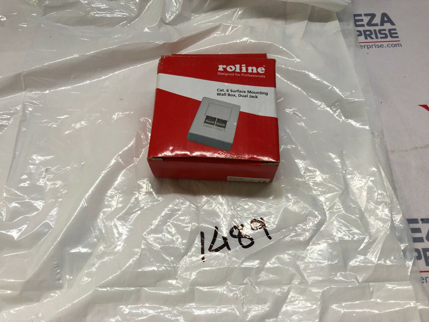 ROLINE 25-16-8392 CAT 6 SURFACE MOUNTING WALL BOX DUAL JACK
