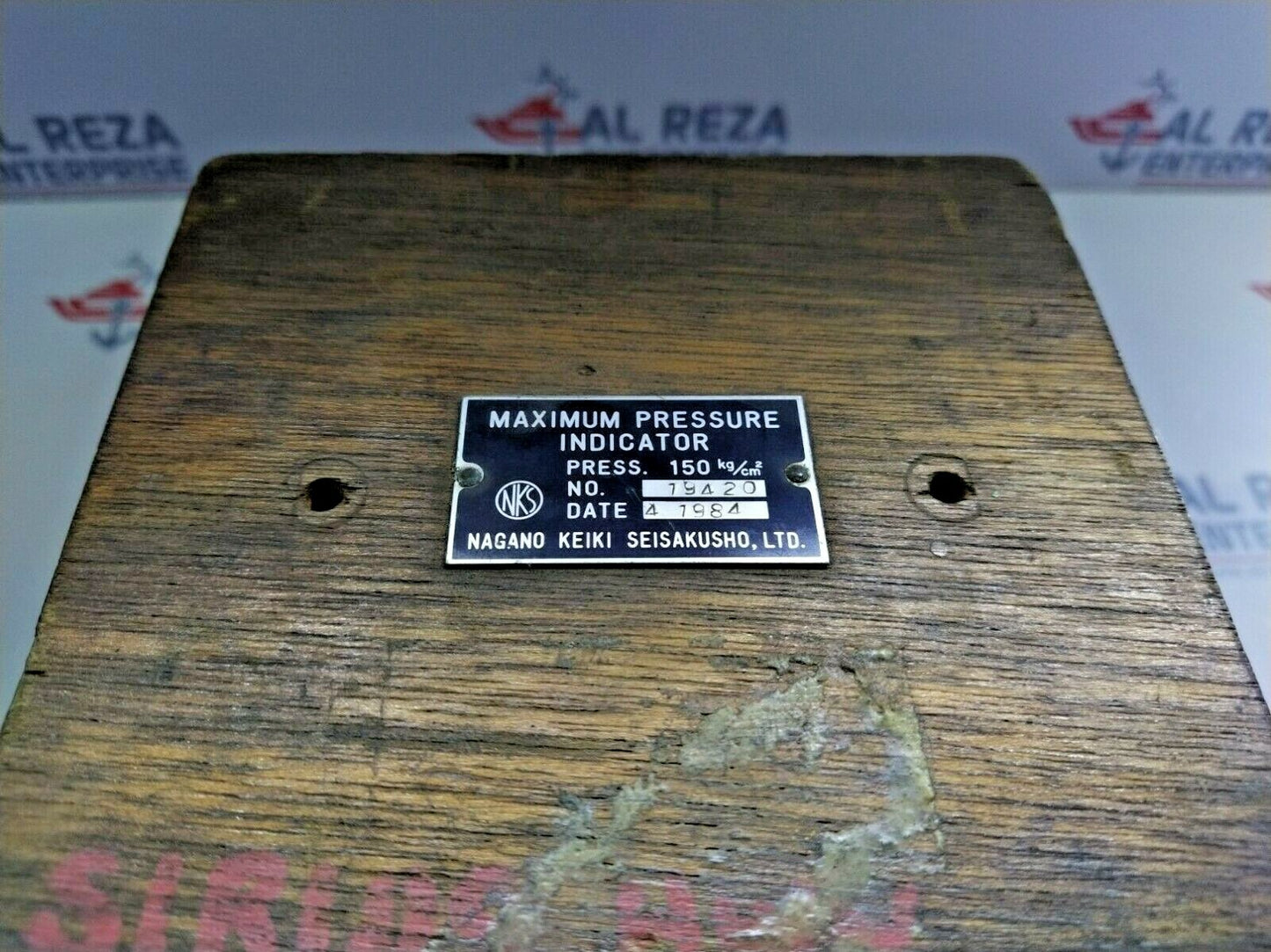 Nagano Keiki T2 Type Maximum Pressure Indicator Press 0-150 KG/CM2