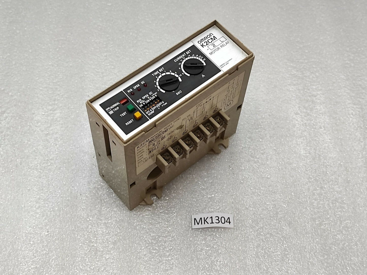 Omron K2CM-2L Motor Relay 200-240VAC 2-40S