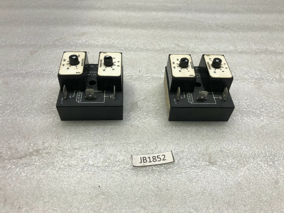 SSAC KSDR40A4 SOLID STATE TIMER 120VAC 0.1-10 SEC 1-100 MIN