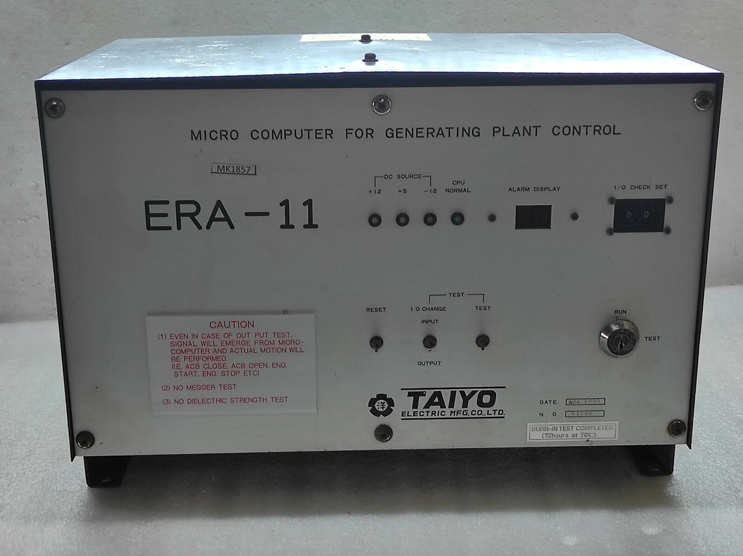 TAIYO ERA-11 MICRO COMPUTER FOR GENERATING PLANT CONTROL